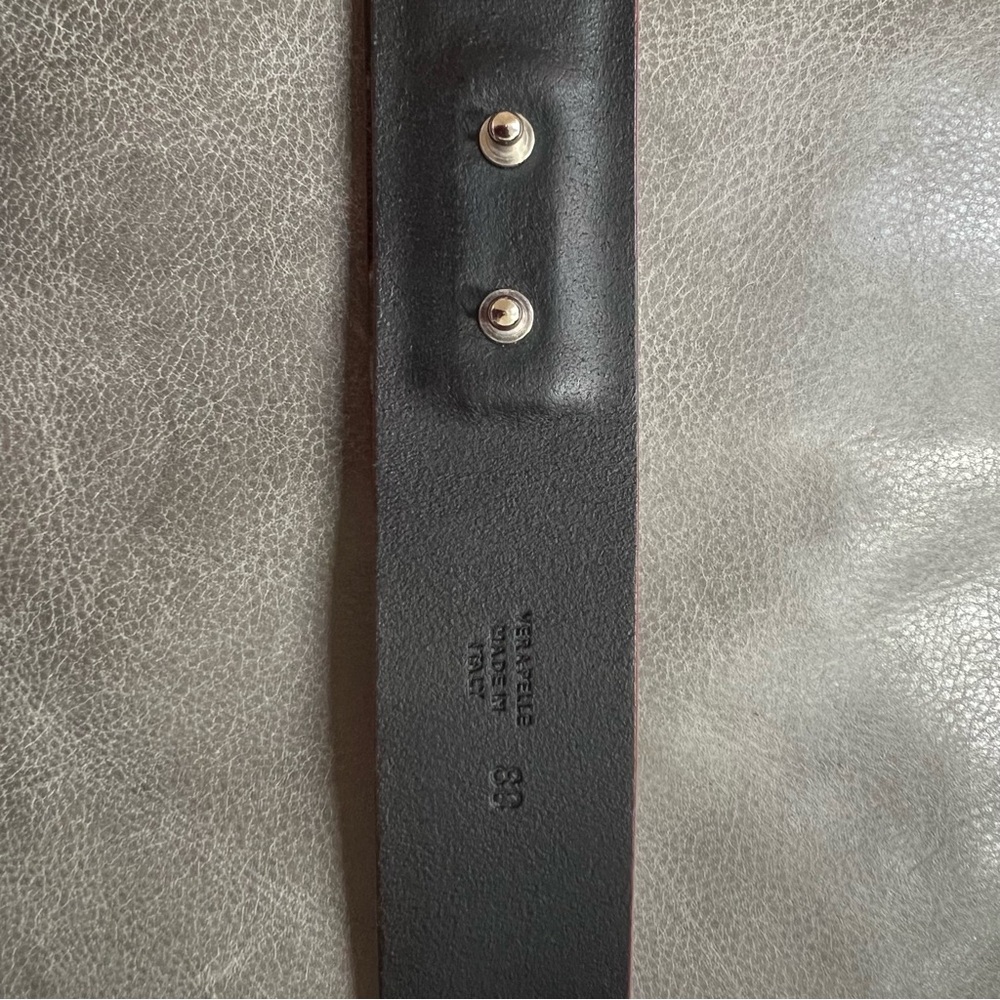 MAISON MARTIN MARGIELA Abstract Snakeskin Print Leather Belt - Picture 9 of 11